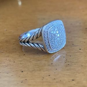 David Yurman Albion Ring with Diamonds 11mm